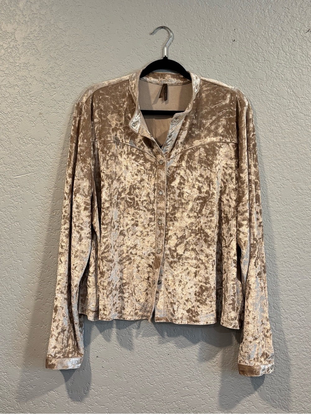 Stetson - Velvet Pearl Snap Button-up Long Sleeve Top